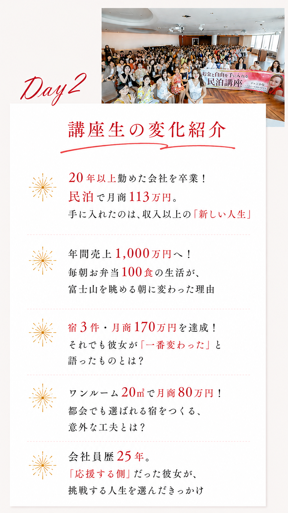 Day2 講座生の変化紹介